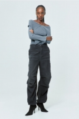 Denim parachute trousers £9.00