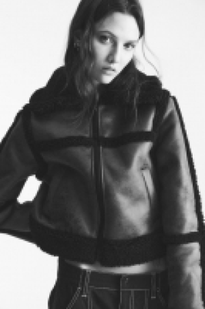 HM  Teddy-lined jacket