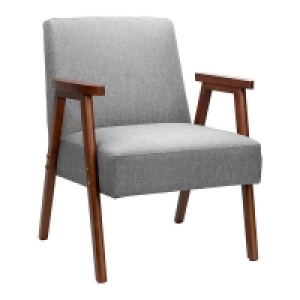 Alex Mid Century Armchair - Grey