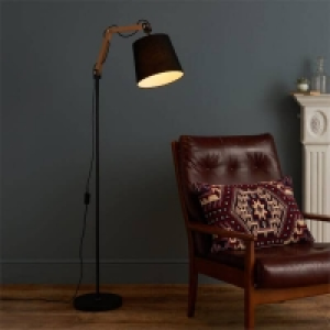 Caleb Floor Lamp - Black