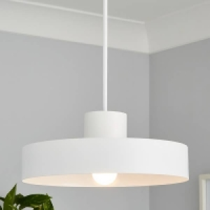 Oslo Nordic Metal Easy Fit Shade - White