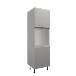 Handleless Grey Gloss Single Oven Tower