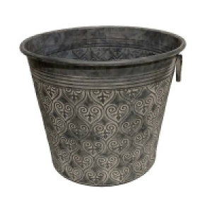 Vintage Metal Patterned Cone - 37cm