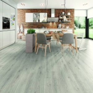 EGGER HOME Light Grey Zermatt Oak 7mm Laminate Flooring