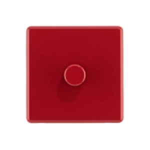 Arlec Rocker 1 Gang 2 Way Cherry Red Dimmer switch