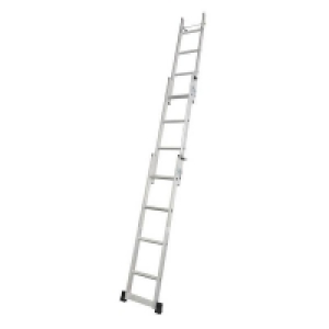 Rhino 3 Section Loft Ladder with Handrail