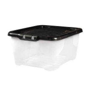 Pack of 4 Curve Storage Boxes - 10L