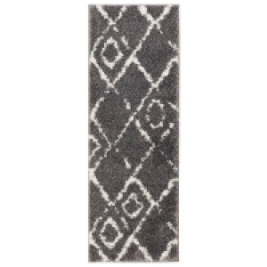 Deluxe Berber Runner - Charcoal - 67x180cm