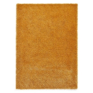Ozzy Plain Shaggy Rug - Ochre - 120x170cm