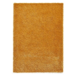 Ozzy Plain Shaggy Rug - Ochre - 80x150cm