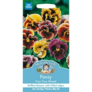 Mr. Fothergills Pansy Frou Frou Mixed Seeds