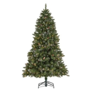 7ft Danube Pre-lit Premium Artificial Christmas Tree