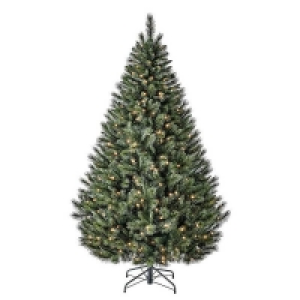 7ft Vermont Pine Pre-lit Artificial Christmas Tree