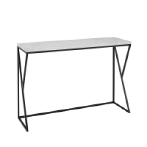 Marbleiz Console Table Marbleiz & Metal Black & White £49.98