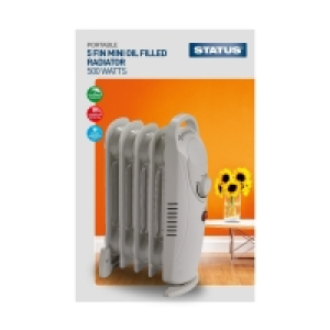 tofs  Status Oil Filled Radiator 5 Fin 500W