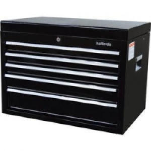 Halfords  Halfords 5 Drawer Top Chest - Black 575255