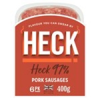 Ocado  Heck 97% Gluten Free Pork Sausages