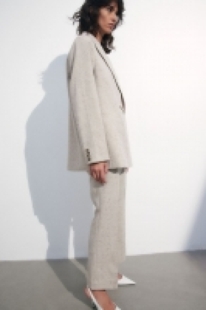 High-waisted tailored trousers £11.00