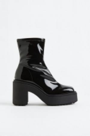 Chunky heeled boots £12.00