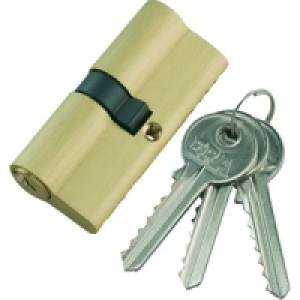 Wickes Euro Cylinder 35/35 Brass