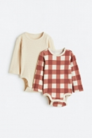 HM  2-pack cotton bodysuits