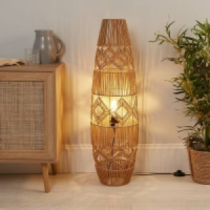 Homebase  Kai Woven Floor Lamp