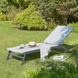 Sun Lounger with Wheels