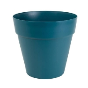 Homebase  Soho Contemporary Plastic Blue Pot - 38cm