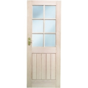 Wickes Geneva Internal Oak Veneer Door Glazed 5 Panel 1981x6 £96.75