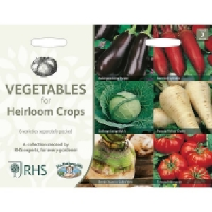 RHS Vegetables for Heirloom Crops Collection
