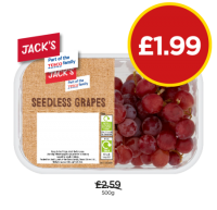 Budgens  Jacks Seedless Grapes Red