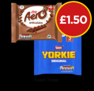 JANUARY SALE: Aero Chocolate, Yorkie