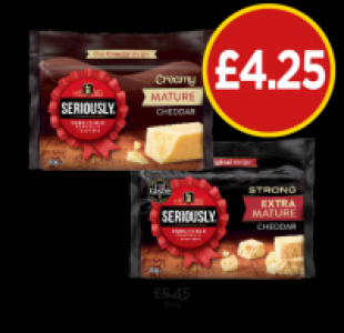 Budgens  Seriously Creamy Mature Cheddar, Extra Mature