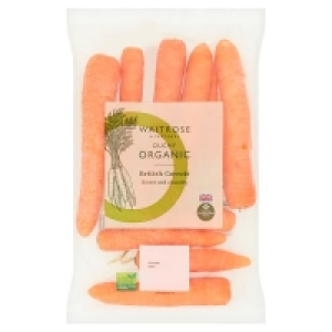 Waitrose  Duchy Organic Carrots650g