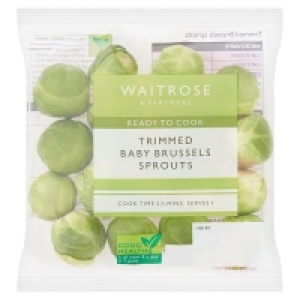 Waitrose  Waitrose Trimmed Baby Sprouts100g