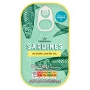 Morrisons Sardines In Sunflower Oil (120g) £0.55