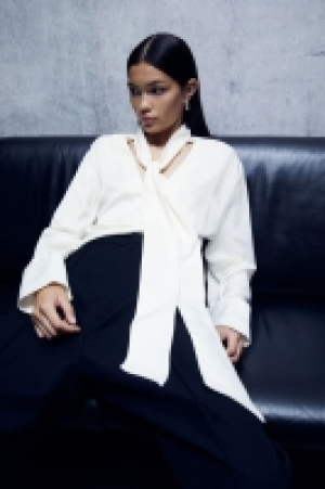 Tie-detail blouse £16.00