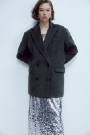 Oversized double-breasted blazer £11.00