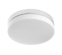 Wickes  Sensio Hudson Glass Flat Round LED Ceiling Light - 18W