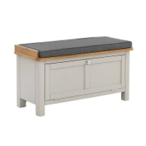 Norbury Hallway Storage Bench - Grey