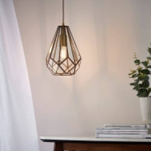 Polly Pendant Light - Antique Brass