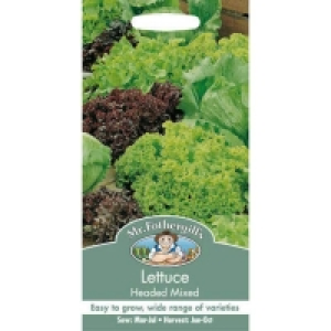 Mr. Fothergills Lettuce Headed Mixed (Lactuca Sativa) Seeds