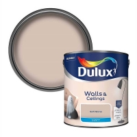 Homebase  Dulux Matt Emulsion Paint Soft Stone - 2.5L