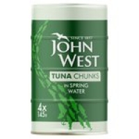 Morrisons  John West Tuna Chunks In Spring Water (4x145g)
