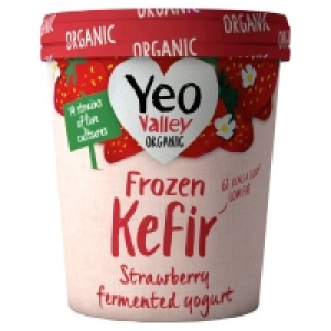 Waitrose  Yeo Valley Organic Strawberry Kefir Frozen Yogurt480ml