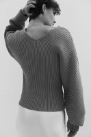 Rib-knit jumper £19.00