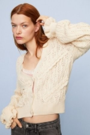 HM  Textured-knit cardigan