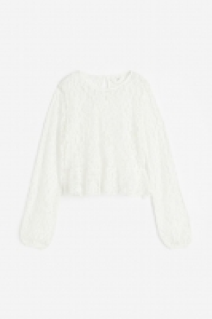 Lace peplum blouse £6.00