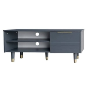 Homebase  Lewis Compact TV Unit - Grey