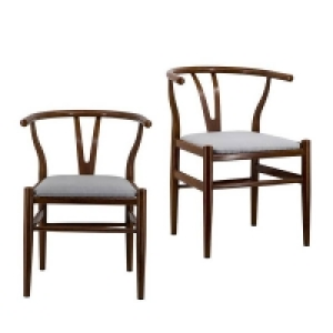 Homebase  Paxton Wishbone Dining Chair - Set of 2